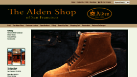 What Aldenshop.com website looked like in 2020 (3 years ago)