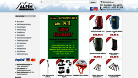 What Alpinsportladen.de website looked like in 2020 (3 years ago)