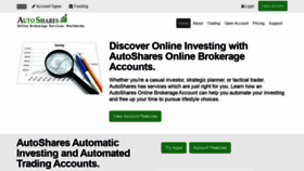 What Autoshares.com website looked like in 2020 (3 years ago)