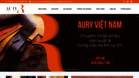 What Auryvietnam.com website looked like in 2020 (3 years ago)