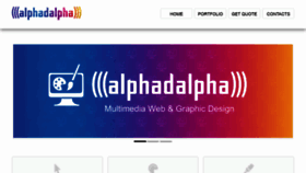 What Alphadalpha.com website looked like in 2020 (3 years ago)