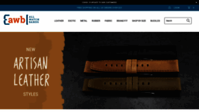 What Allwatchbands.com website looked like in 2020 (3 years ago)