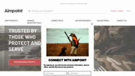 What Aimpoint.us website looked like in 2020 (3 years ago)