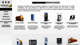 What Automatic-technologies.fr website looked like in 2020 (3 years ago)