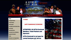 What Afta-cincinnati.org website looked like in 2020 (3 years ago)