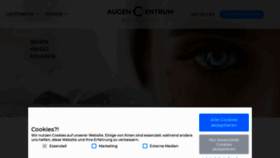 What Augen-operations-zentrum.de website looked like in 2020 (3 years ago)