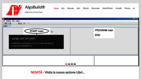 What Algobuild.com website looked like in 2020 (3 years ago)