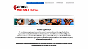 What Arenamotion.se website looked like in 2020 (3 years ago)