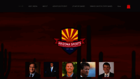 What Azsportsent.com website looked like in 2020 (3 years ago)