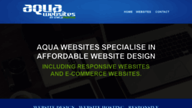 What Aquawebsites.com website looked like in 2020 (3 years ago)