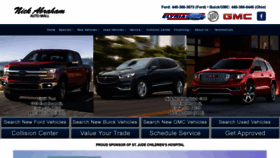What Abrahamautomall.com website looked like in 2020 (3 years ago)