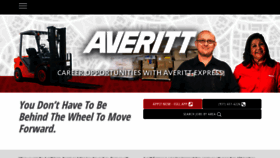 What Averittjobs.com website looked like in 2020 (3 years ago)