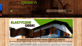 What Antydeska.pl website looked like in 2020 (3 years ago)