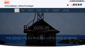 What Anaadelstein.com website looked like in 2020 (4 years ago)