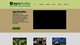 What Agrostudies.com website looked like in 2020 (3 years ago)