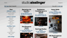 What Aisslinger.de website looked like in 2020 (3 years ago)
