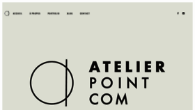 What Atelierpointcom.ch website looked like in 2020 (3 years ago)