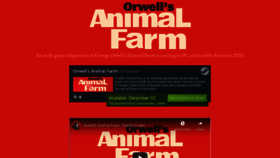 What Animalfarmgame.com website looked like in 2020 (3 years ago)