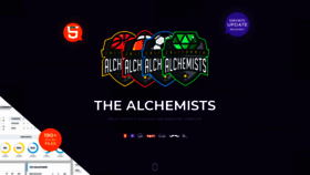 What Alchemists.dan-fisher.com website looked like in 2020 (3 years ago)