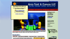 What Areatent.com website looked like in 2020 (3 years ago)
