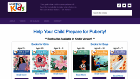 What Anatomyforkids.com website looked like in 2020 (3 years ago)