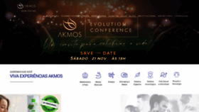 What Akmos.com.br website looked like in 2020 (3 years ago)