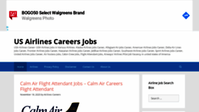 What Airlinescareer.org website looked like in 2020 (3 years ago)