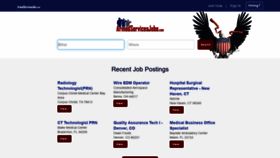 What Armedservicesjobs.com website looked like in 2020 (3 years ago)