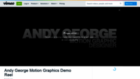 What Andygeorge.net website looked like in 2020 (3 years ago)