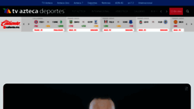 What Aztecadeportes.com website looked like in 2020 (4 years ago)