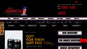 What Allamericanharley.com website looked like in 2020 (3 years ago)