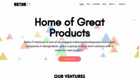 What Asthait.com website looked like in 2020 (5 years ago)