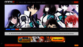 What Anime8.me website looked like in 2020 (3 years ago)