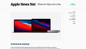 What Applenewsnet.com website looked like in 2020 (3 years ago)