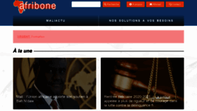What Afribonemali.net website looked like in 2020 (3 years ago)