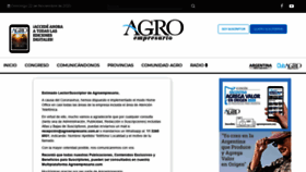 What Agroempresario.com website looked like in 2020 (3 years ago)