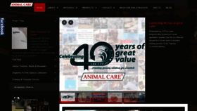 What Animalcare-ng.com website looked like in 2020 (3 years ago)