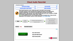 What Audiorecorder.flowsoft7.com website looked like in 2020 (3 years ago)