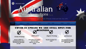 What Australiantshirtpromotions.com.au website looked like in 2020 (3 years ago)