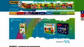 What Adamigo.pl website looked like in 2020 (3 years ago)