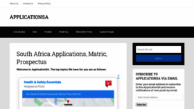 What Applicationsa.com website looked like in 2020 (3 years ago)