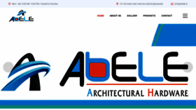 What Abele.in website looked like in 2020 (3 years ago)