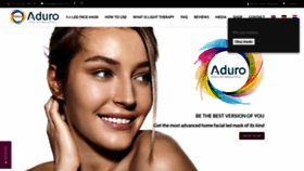 What Aduroskincare.com website looked like in 2020 (3 years ago)