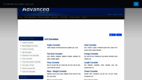 What Advancedconverter.com website looked like in 2020 (3 years ago)