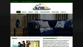 What Alpinemgmt.com website looked like in 2020 (3 years ago)