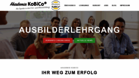 What Akademie-kobico.de website looked like in 2020 (3 years ago)