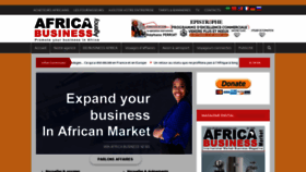What Africabusinessagency.com website looked like in 2020 (3 years ago)