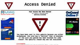 What Access-denied.us website looked like in 2020 (3 years ago)