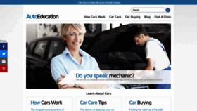 What Autoeducation.com website looked like in 2020 (3 years ago)