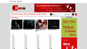 What Admediazone.com website looked like in 2020 (3 years ago)